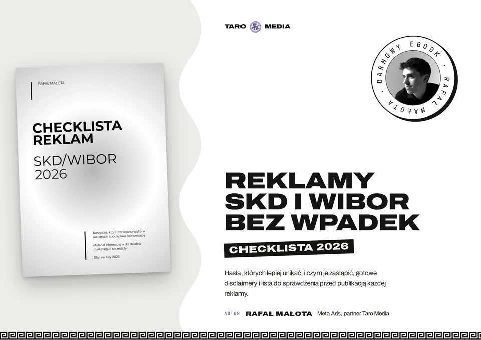 Okładka ebooka Reklamy SKD i WIBOR bez wpadek, autor Rafał Małota
