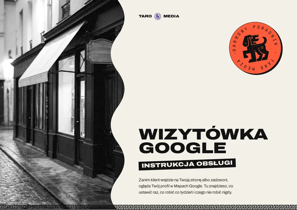 Okładka poradnika Wizytówka Google